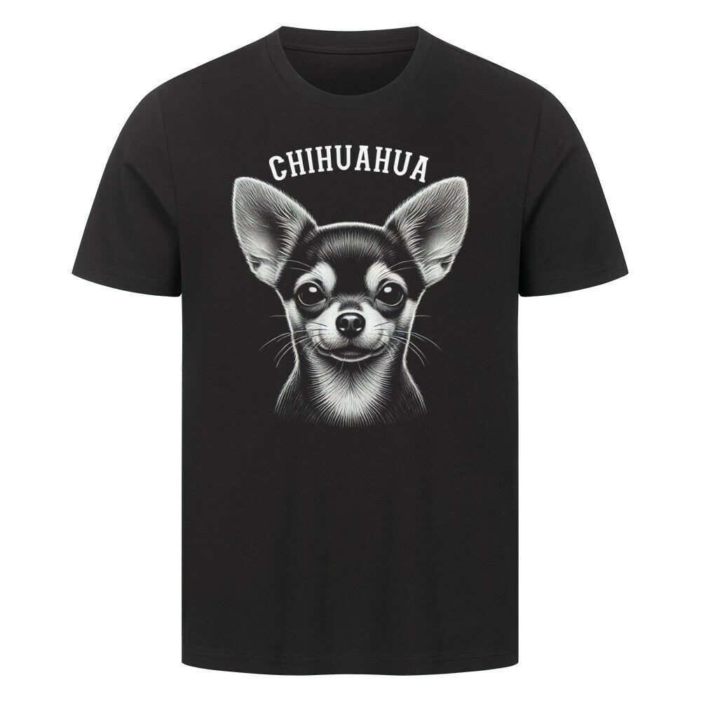 Premium T-Shirt "Chihuahua - Pure" Schwarz – hunde-shirt.de