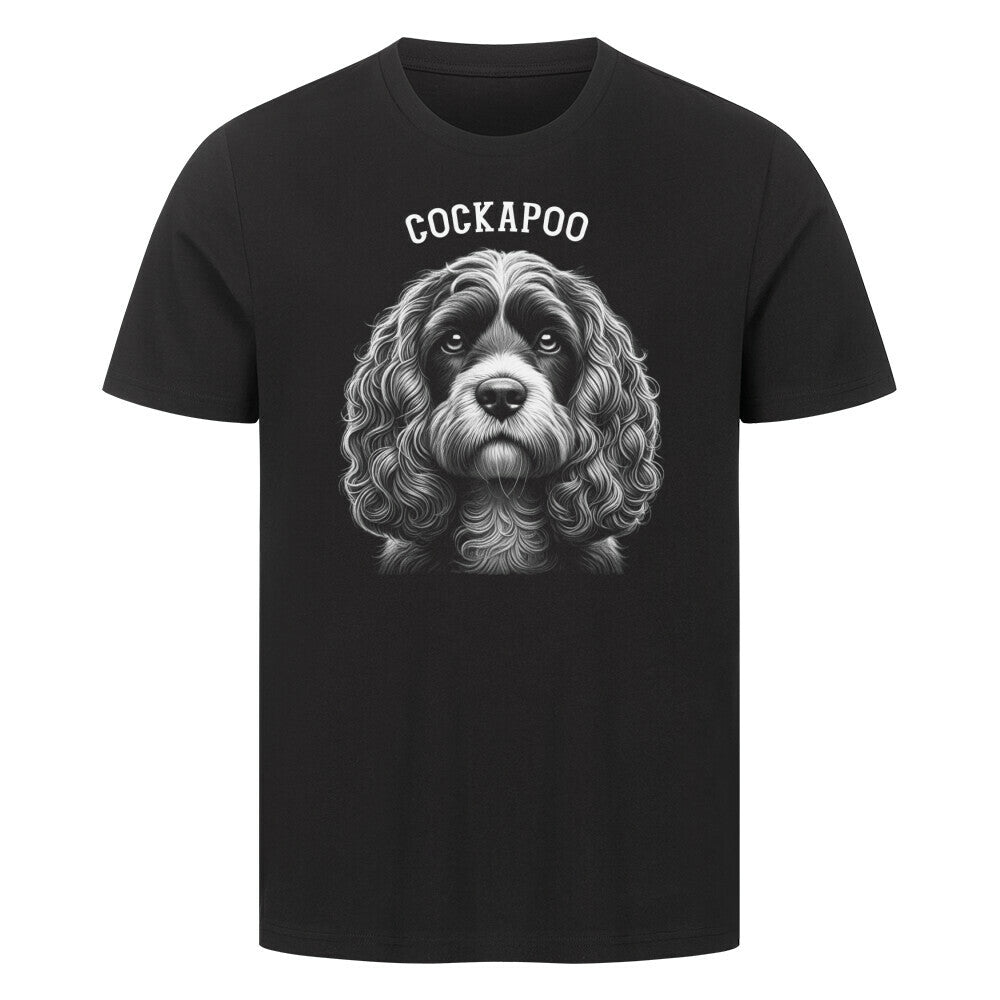 Premium T-Shirt "Cockapoo - Pure" Schwarz – hunde-shirt.de