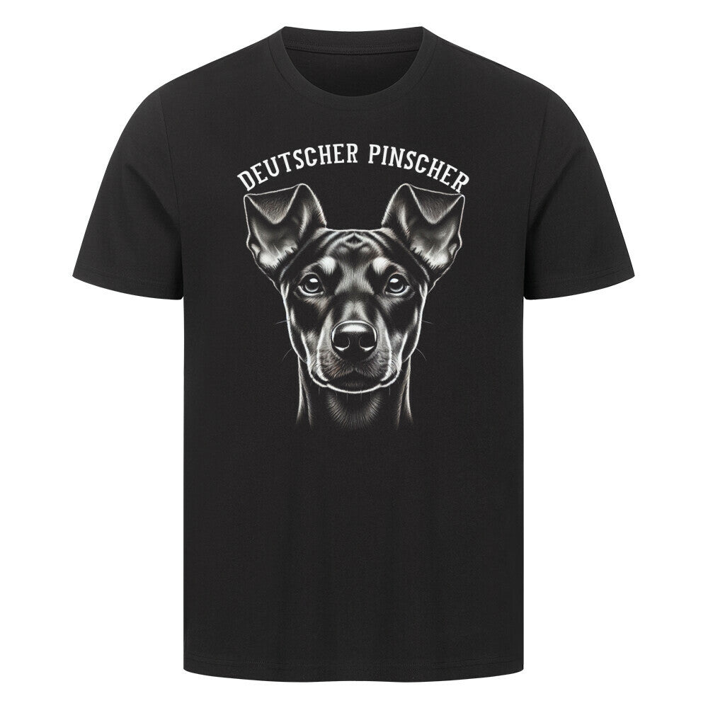 Premium T-Shirt "Deutscher Pinscher - Pure" Schwarz – hunde-shirt.de