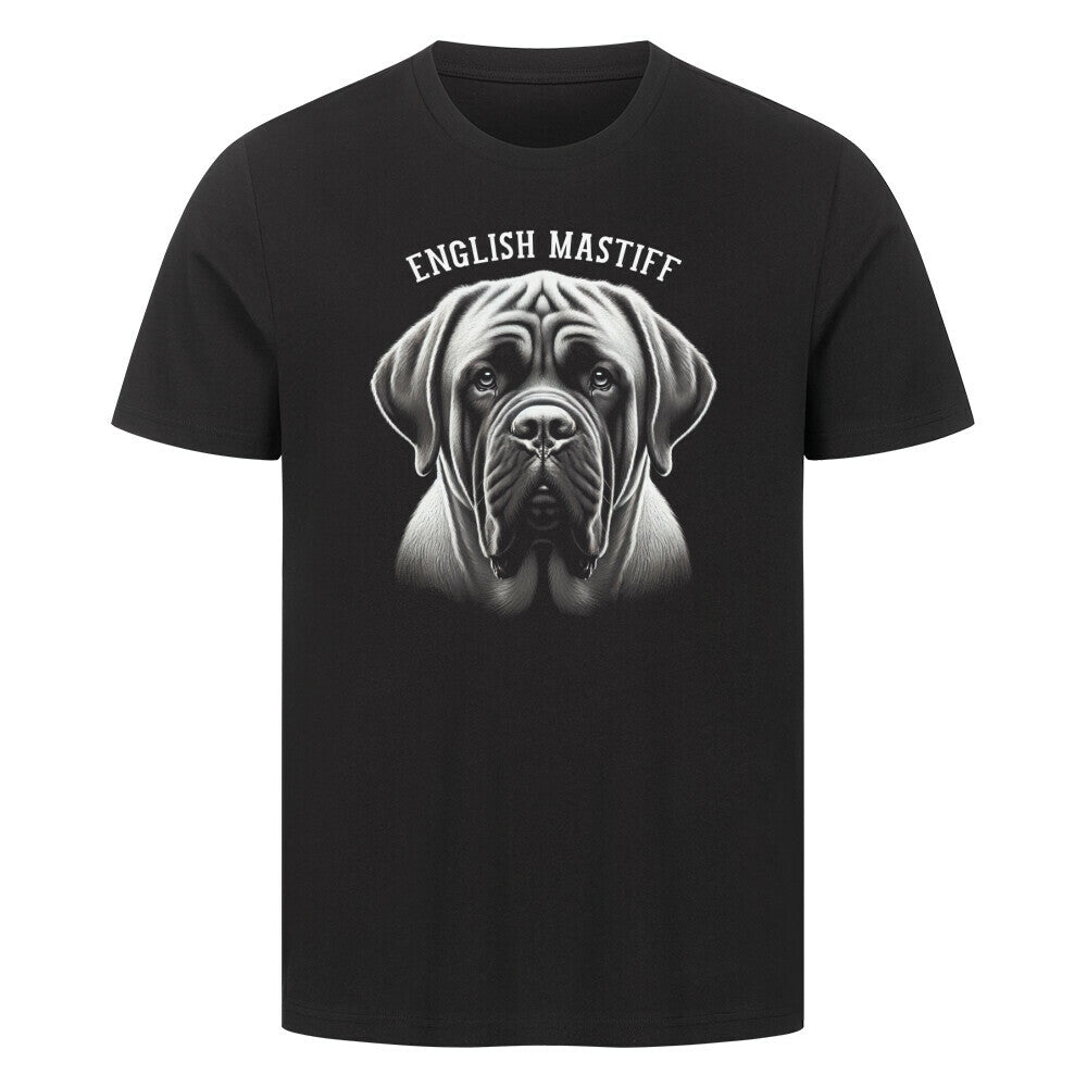 Premium T-Shirt "English Mastiff - Pure" Schwarz – hunde-shirt.de