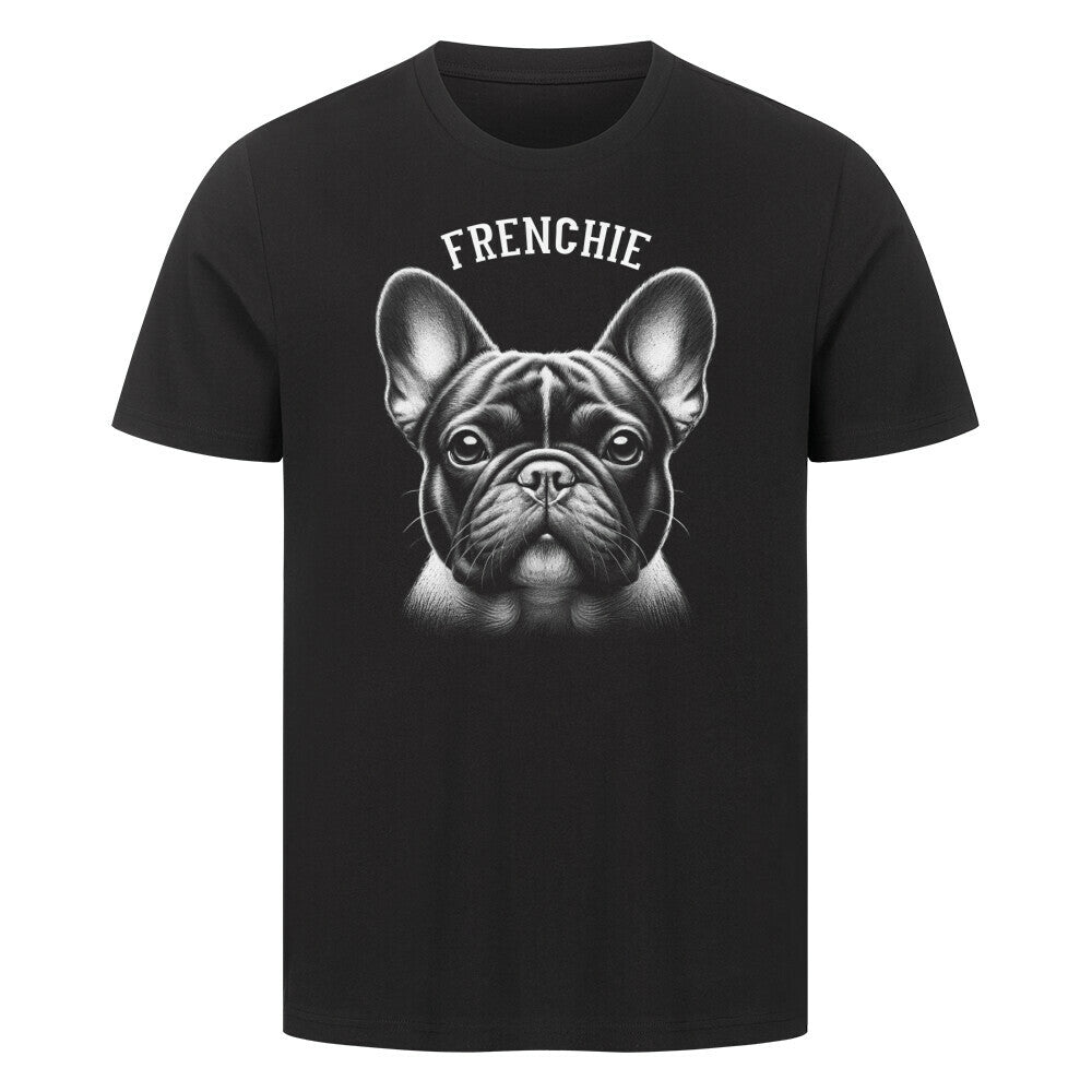 Premium T-Shirt "Frenchie - Pure" Schwarz – hunde-shirt.de