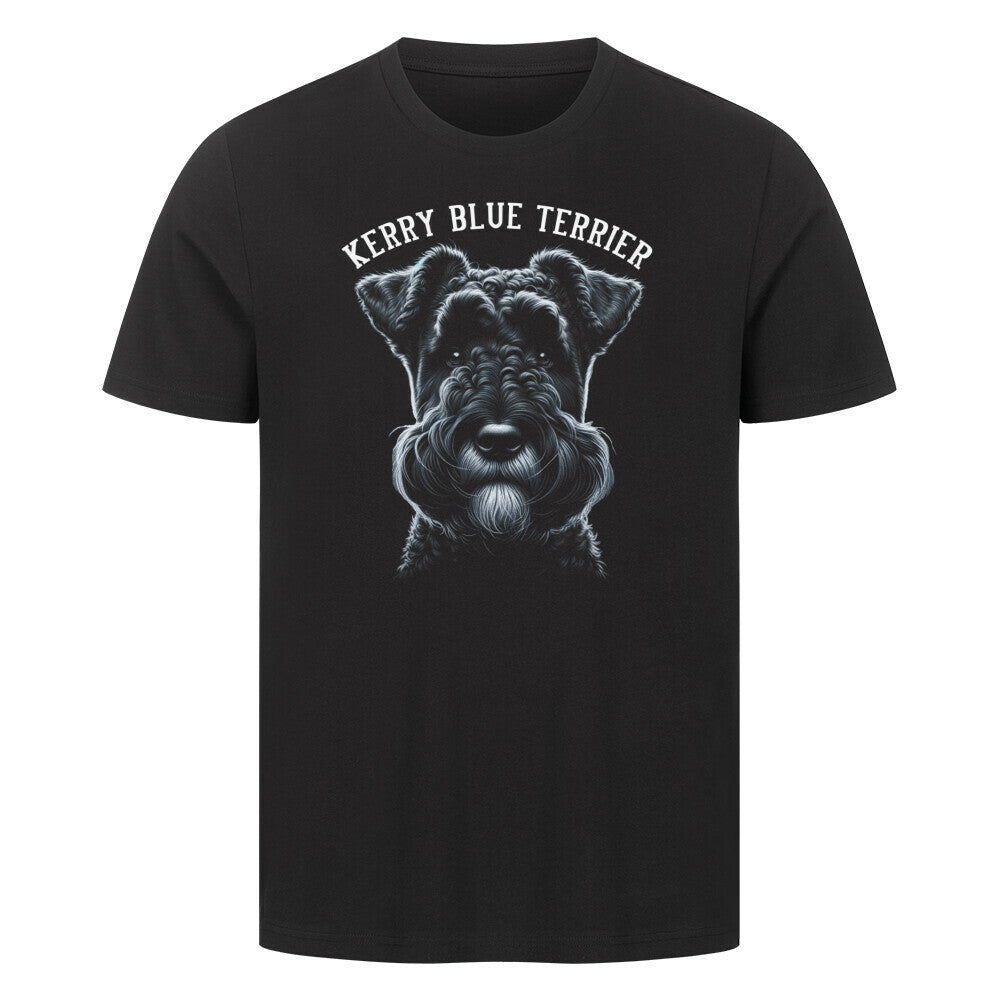 Premium T-Shirt "Kerry Blue Terrier - Pure" Schwarz – hunde-shirt.de