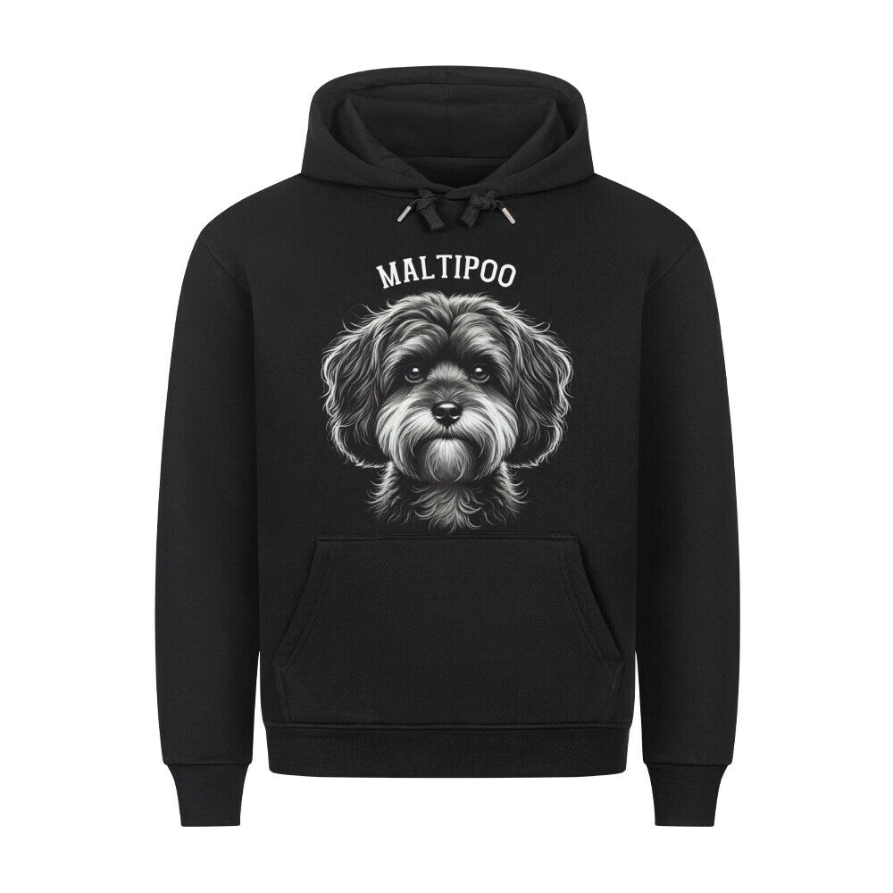 Premium Hoodie "Maltipoo - Pure" Schwarz – hunde-shirt.de