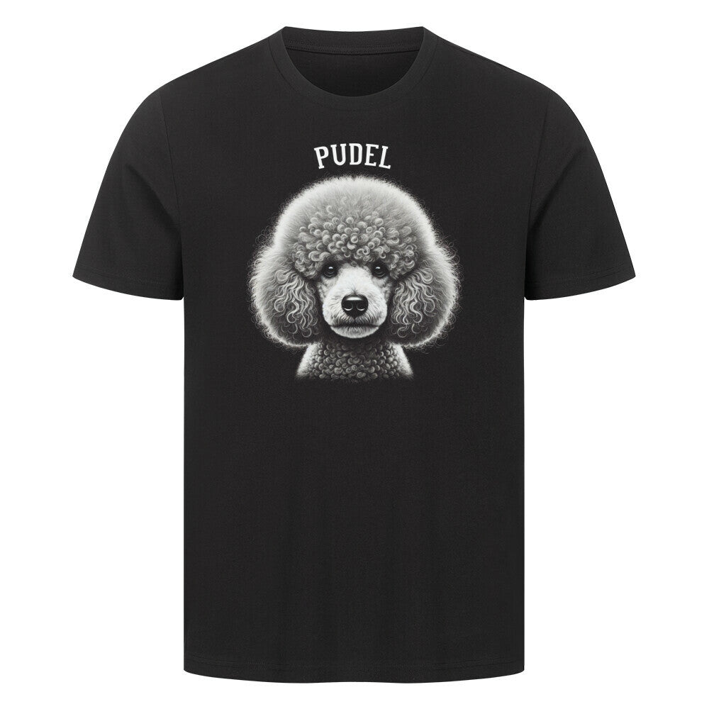 Premium T-Shirt "Pudel - Pure" Schwarz – hunde-shirt.de