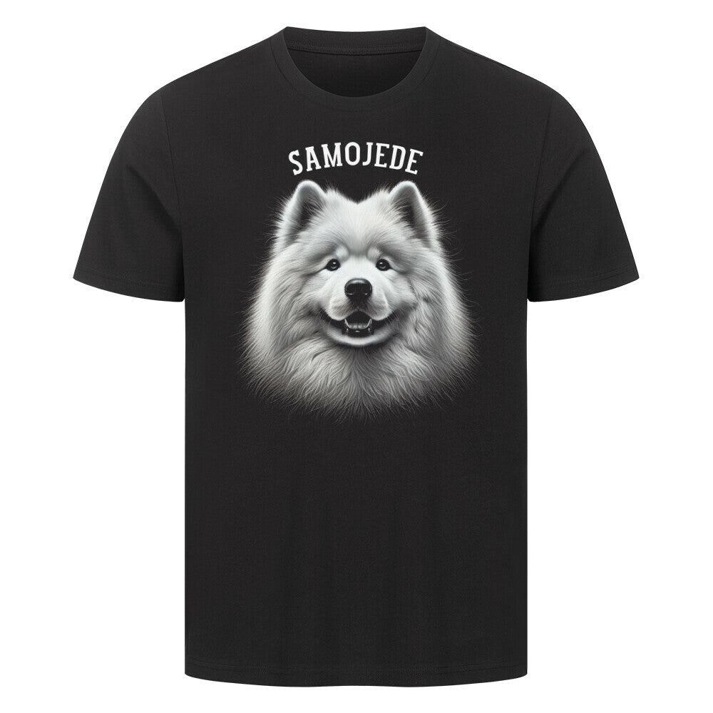 Premium T-Shirt "Samoyed - Pure" Schwarz – hunde-shirt.de