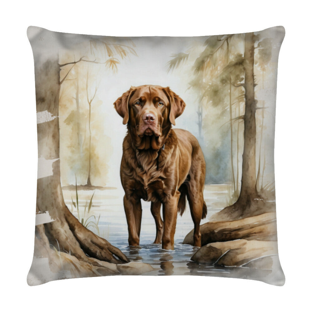 Kissen "Chesapeake Bay - Natur" Weiß – hunde-shirt.de