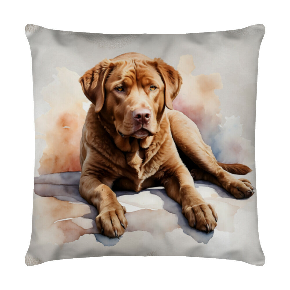 Kissen "Chesapeake Bay - Relax" Weiß – hunde-shirt.de