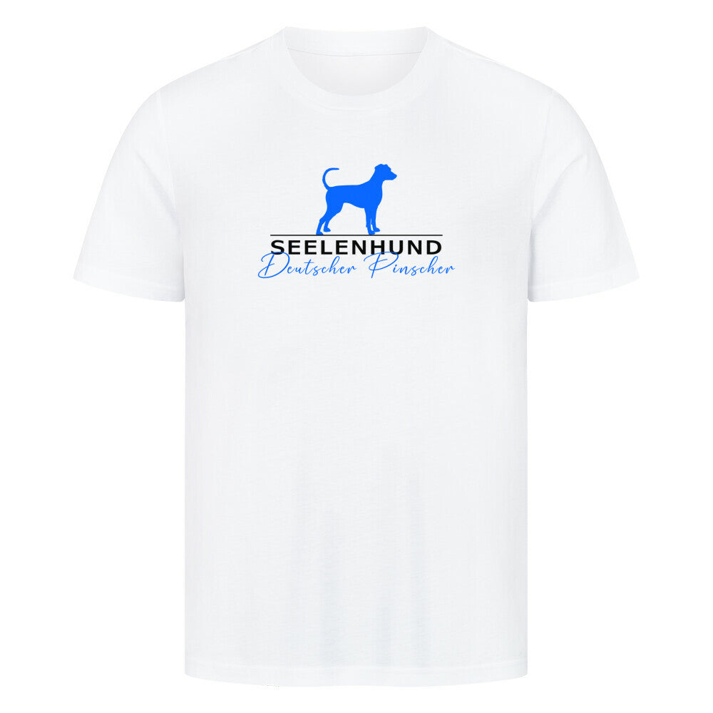 Premium T-Shirt "Deutscher Pinscher - Seelenhund" Weiß – hunde-shirt.de