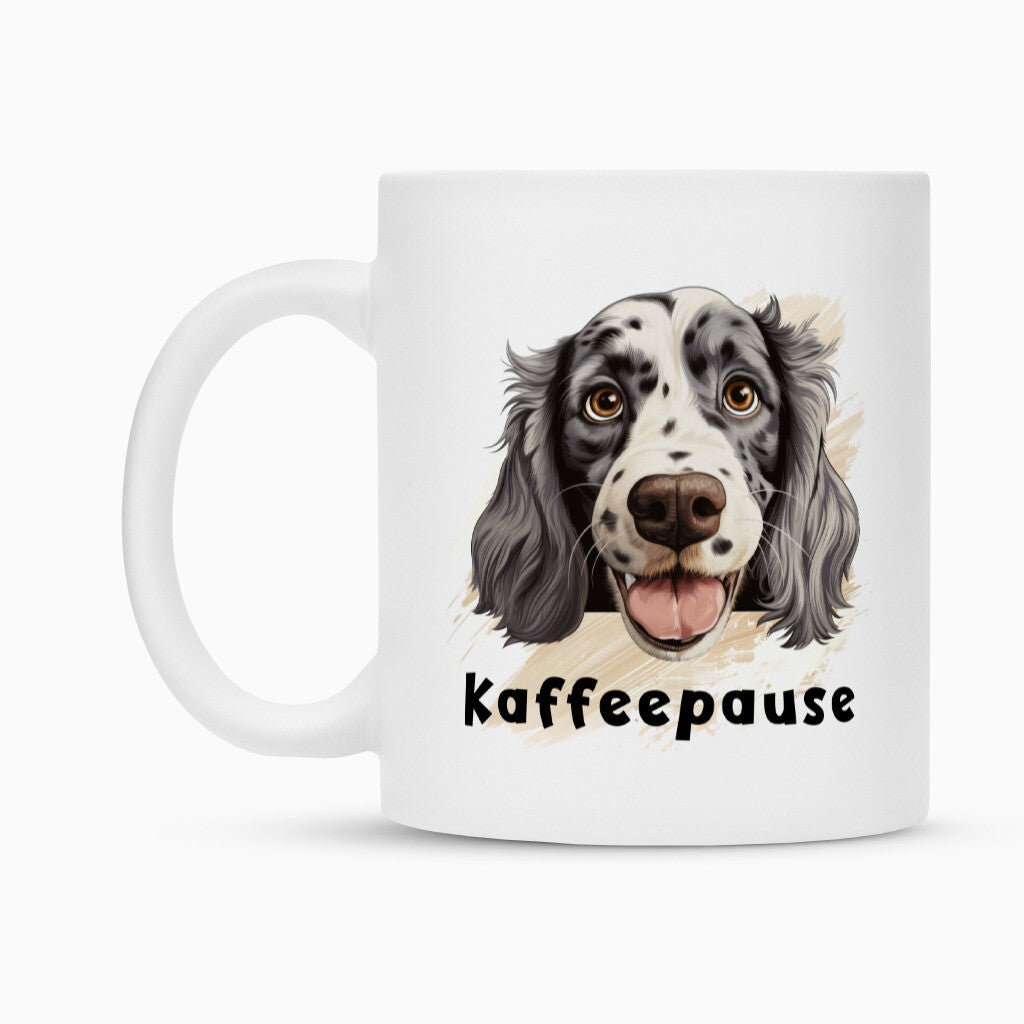 Tasse "English Setter - Kaffeepause" – hunde-shirt.de