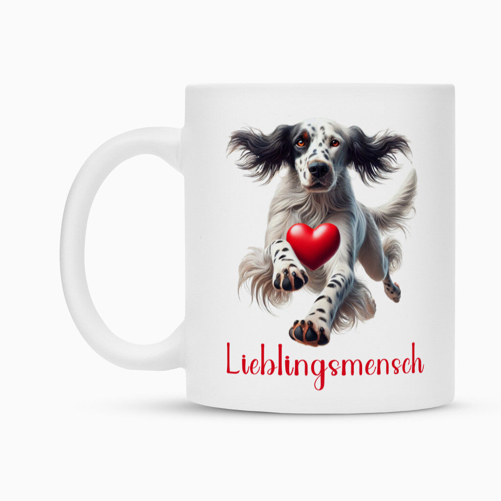 Tasse "English Setter - Lieblingsmensch" – hunde-shirt.de