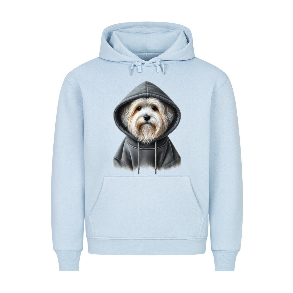 Premium Hoodie "Tibet Terrier - Hooded" Babyblau – hunde-shirt.de