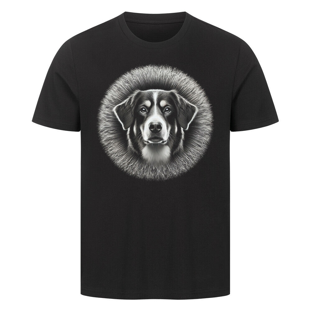 Premium T-Shirt "Entlebucher - Star II" Schwarz – hunde-shirt.de