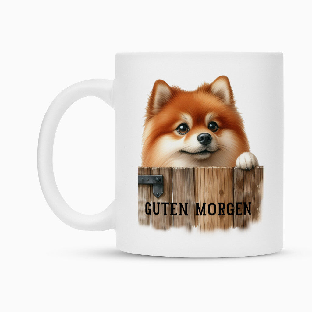 Tasse "Finnischer Spitz - Guten Morgen" – hunde-shirt.de