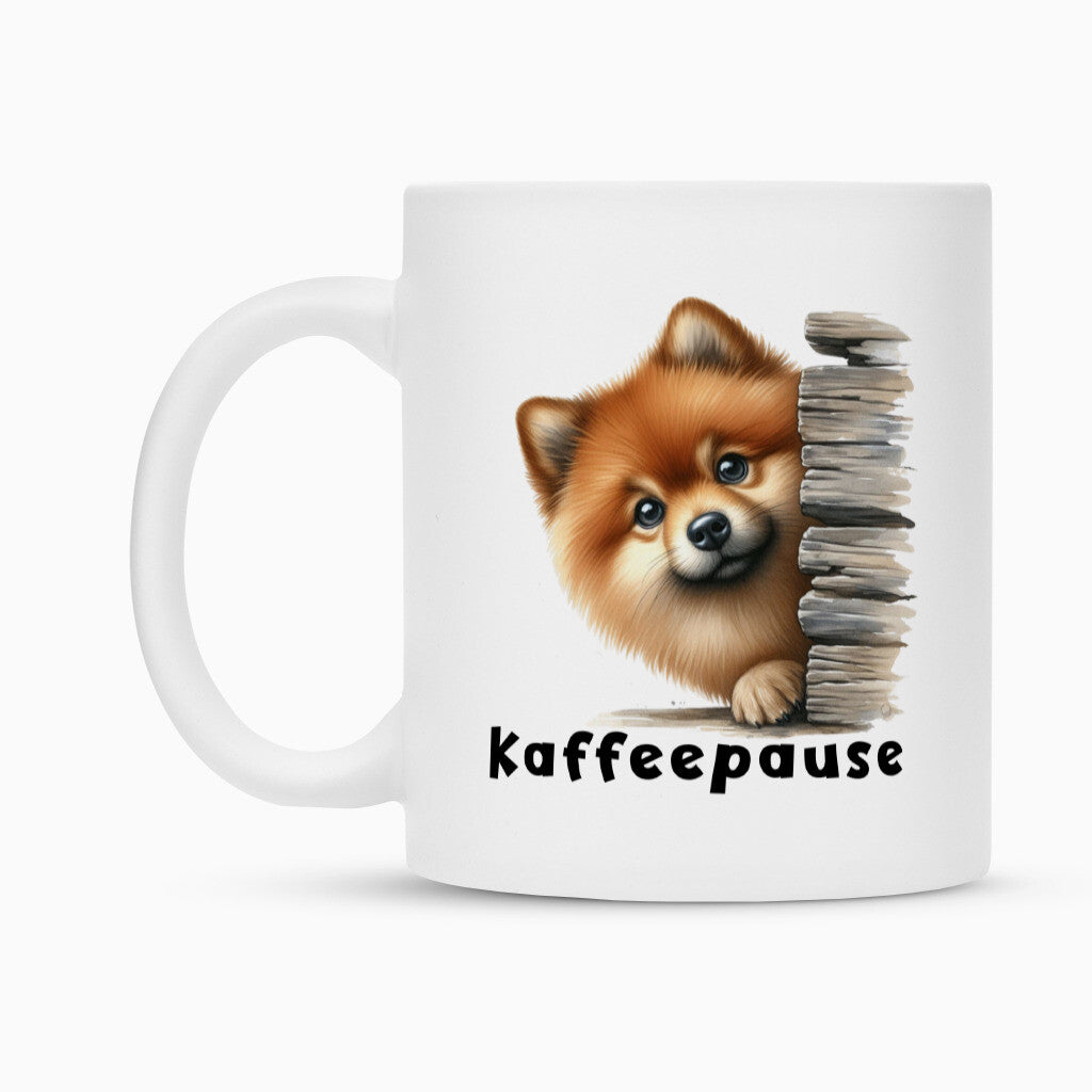Tasse "Finnischer Spitz - Kaffeepause" – hunde-shirt.de