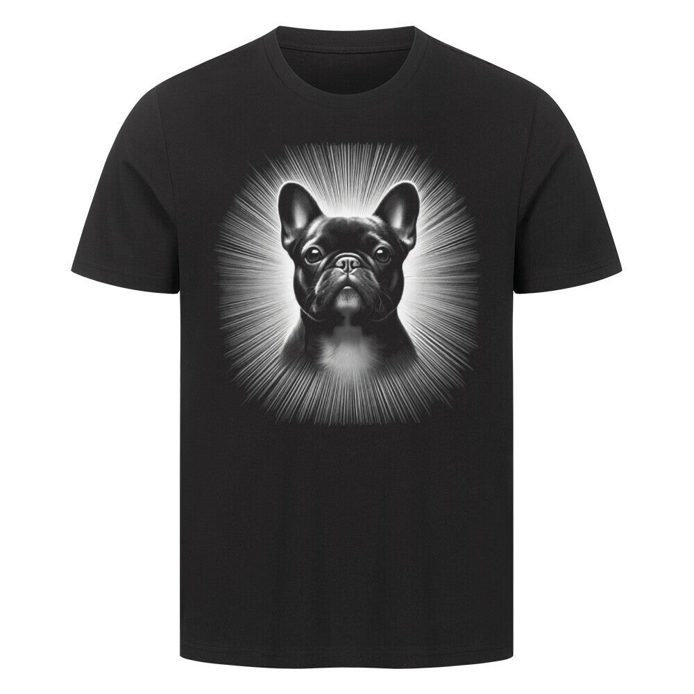Premium T-Shirt "Frenchie - Star" Schwarz – hunde-shirt.de
