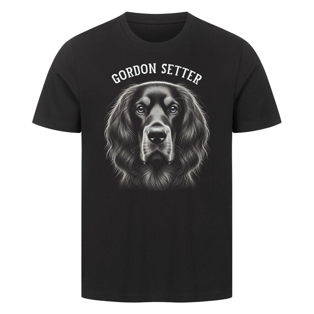 Premium T-Shirt "Gordon Setter - Pure" Schwarz – hunde-shirt.de