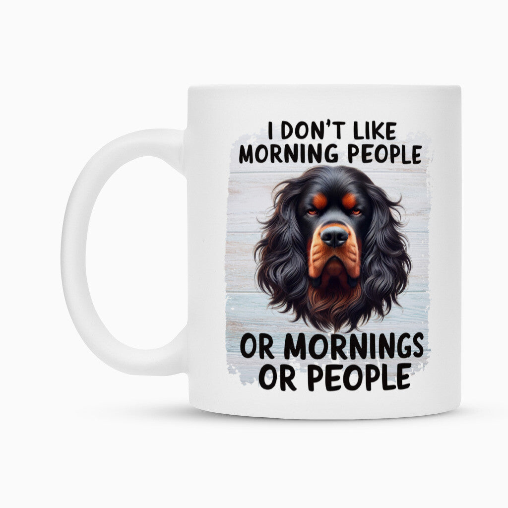 Tasse "Gordon Setter - Morning People" – hunde-shirt.de