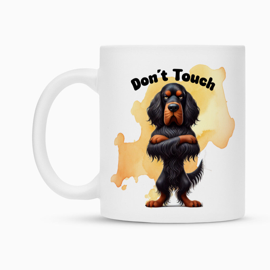 Tasse "Gordon Setter - Don´t touch" – hunde-shirt.de