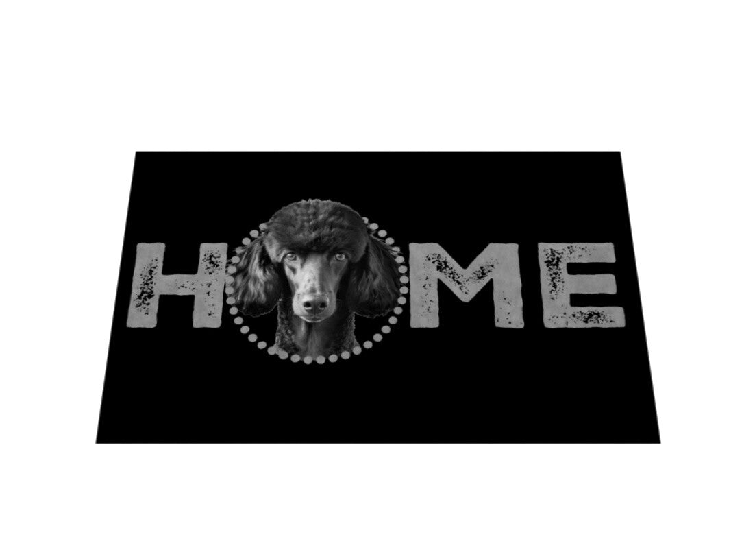 Fußmatte "Großpudel / Königspudel - HOME-Edition" – hunde-shirt.de