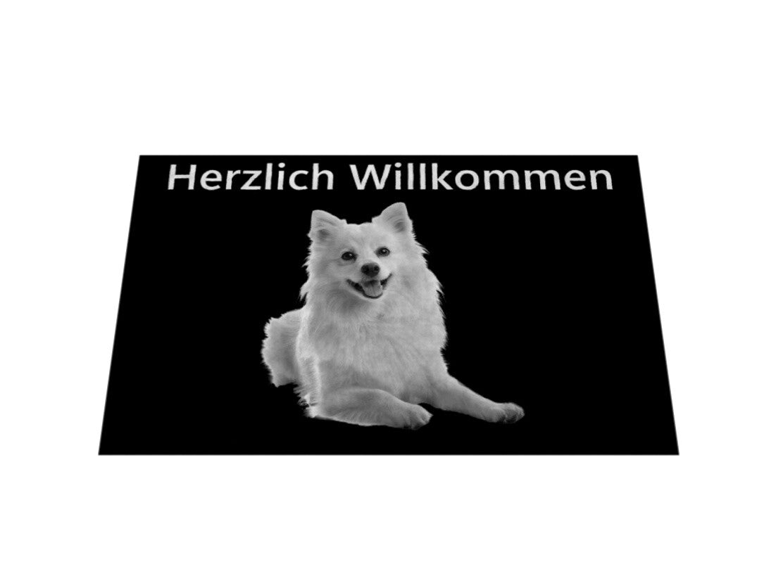 Fußmatte "Großspitz - Herzlich Willkommen" – hunde-shirt.de