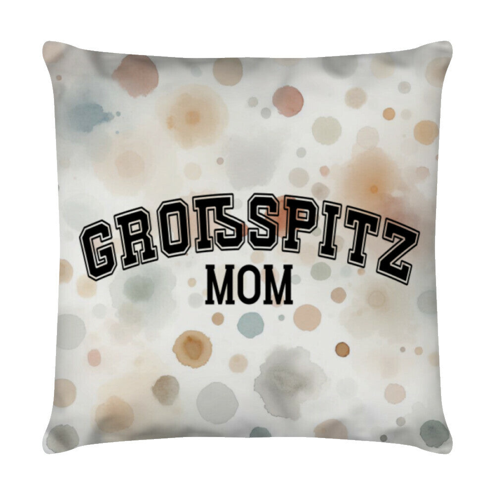 Kissen "Großspitz - MOM" Weiß – hunde-shirt.de