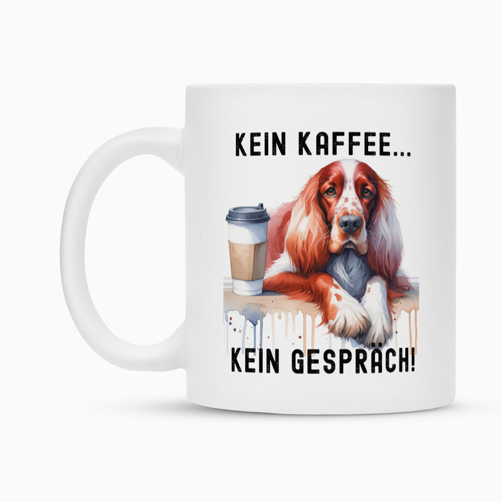 Tasse "Irish Red & White - Kein Kaffee..." – hunde-shirt.de