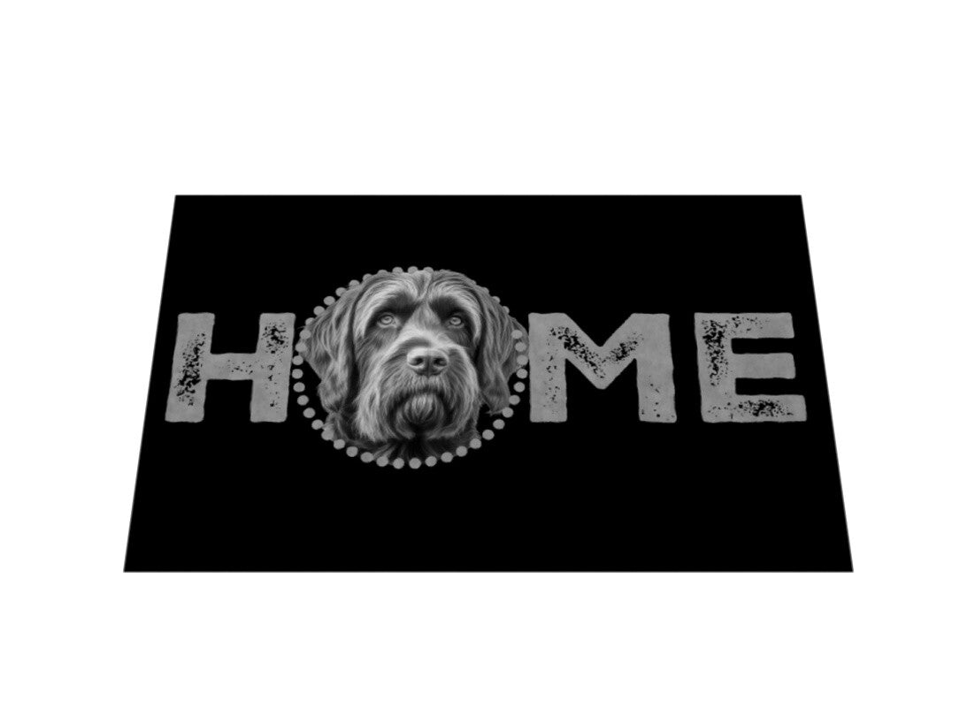 Fußmatte "Griffon Korthals - HOME-Edition" – hunde-shirt.de
