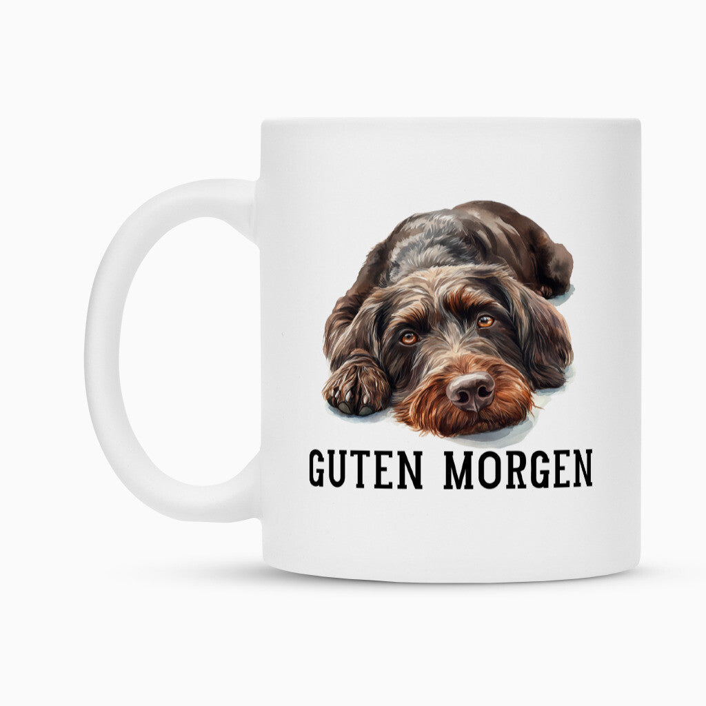 Tasse "Griffon Korthals - Guten Morgen" – hunde-shirt.de