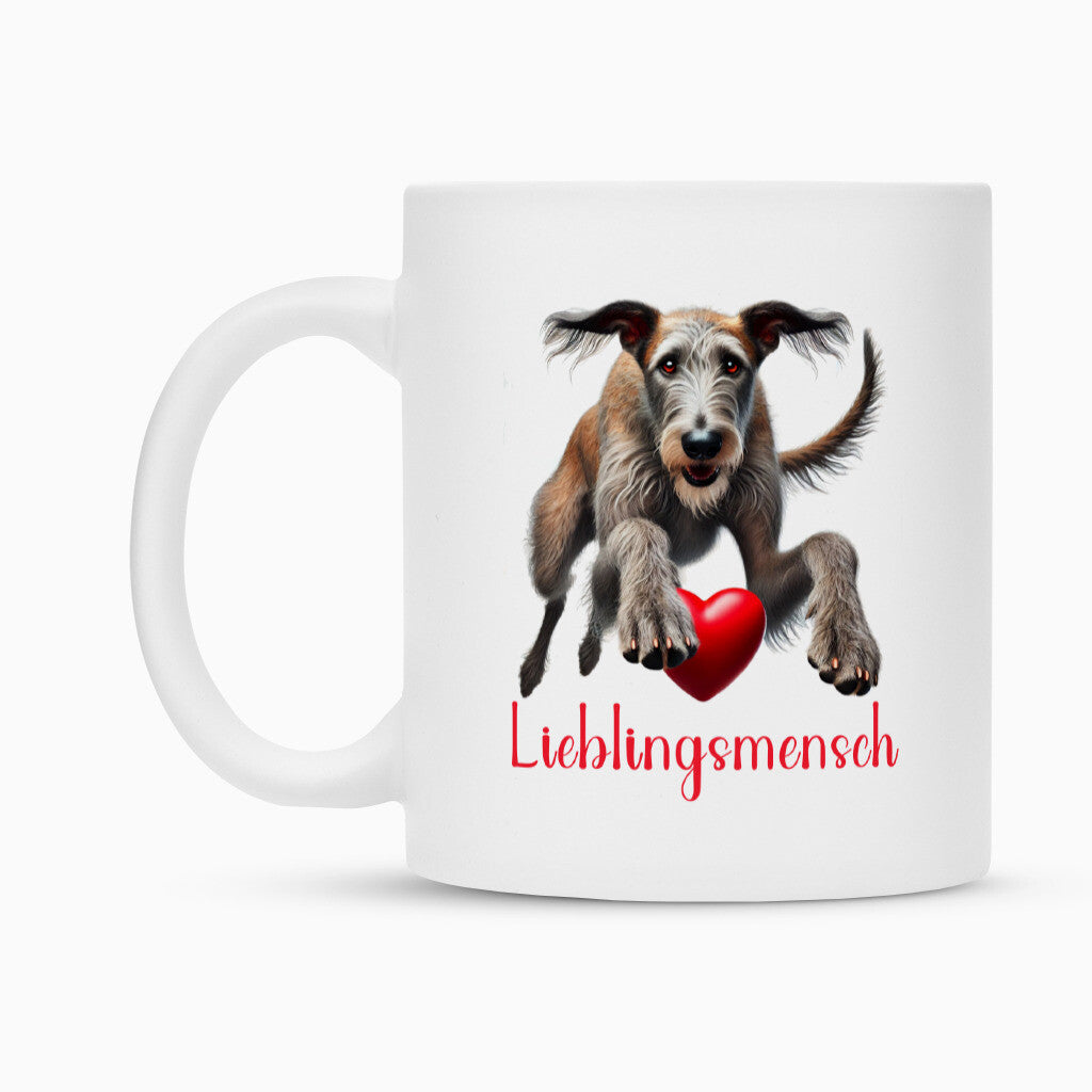 Tasse "Irischer Wolfshund - Lieblingsmensch" – hunde-shirt.de