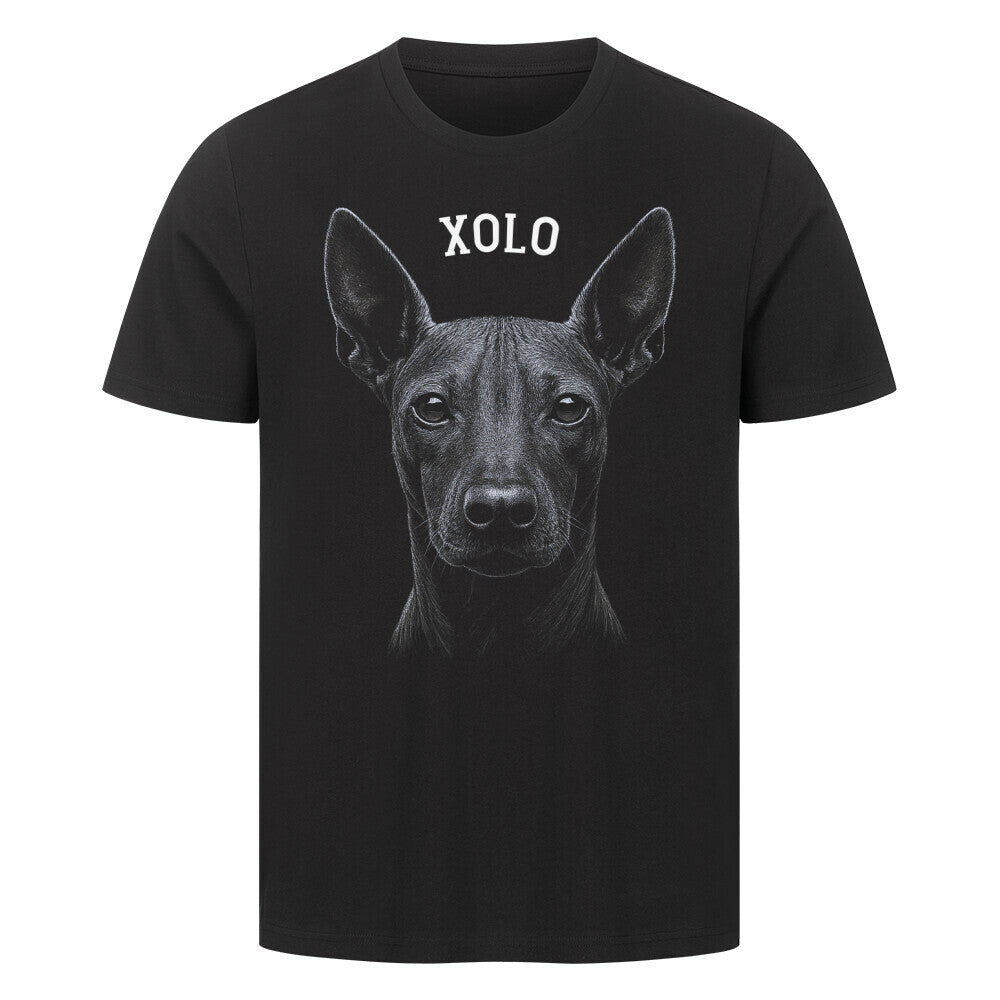 Premium T-Shirt "Xolo - Pure" Schwarz – hunde-shirt.de