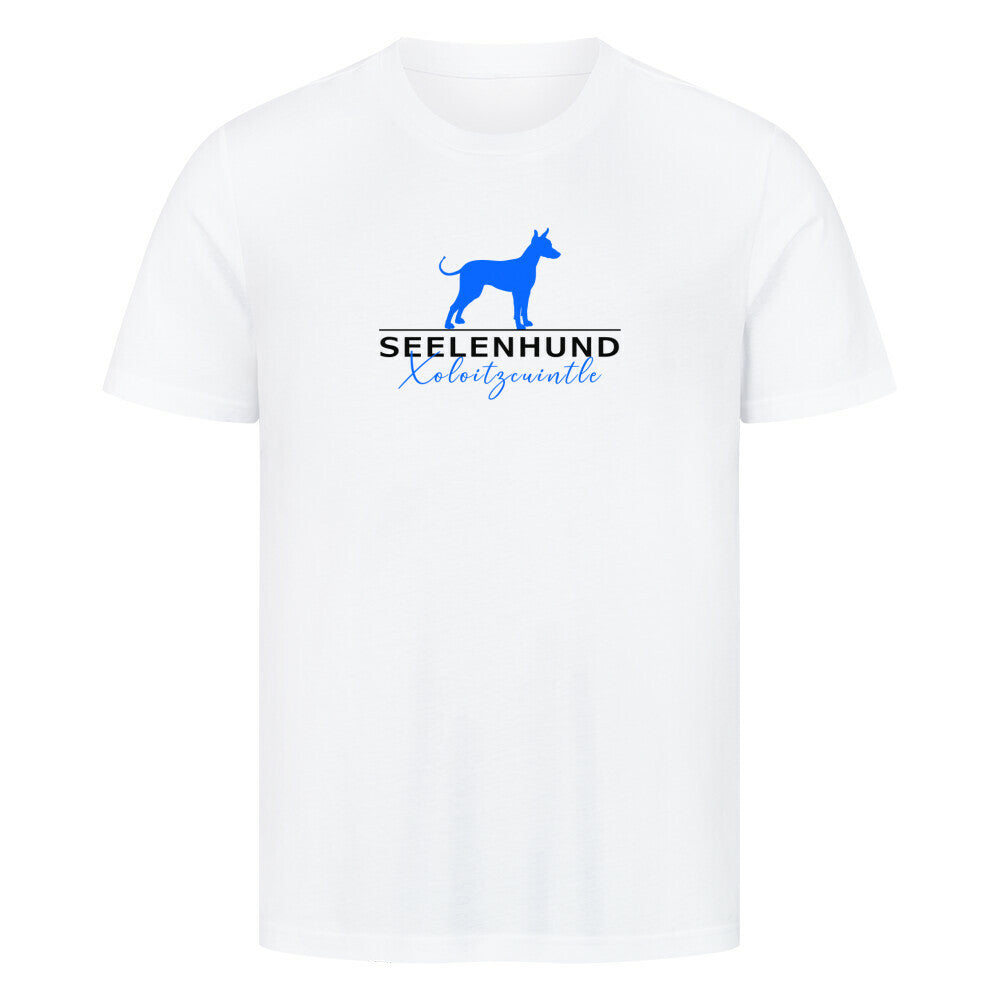 Premium T-Shirt "Xolo - Seelenhund" Weiß – hunde-shirt.de