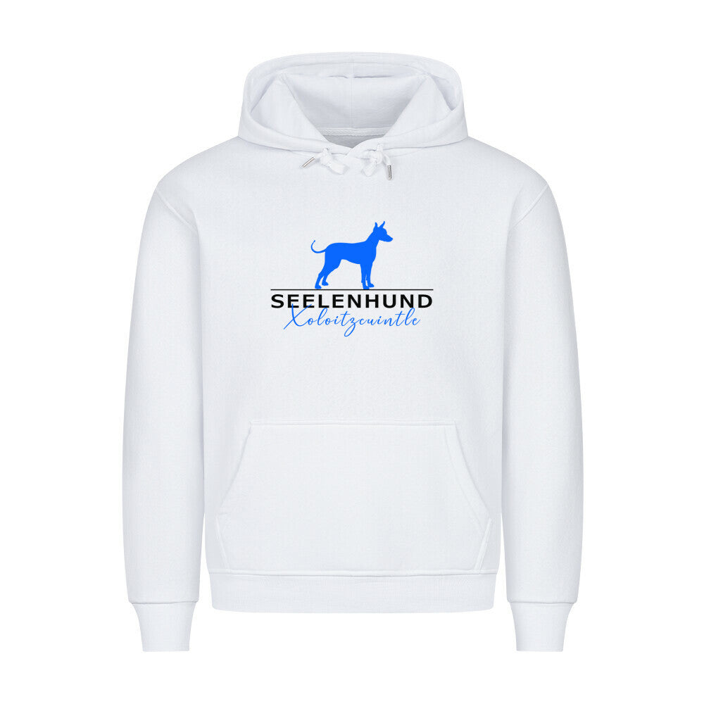 Premium Hoodie "Xolo - Seelenhund" Weiß – hunde-shirt.de
