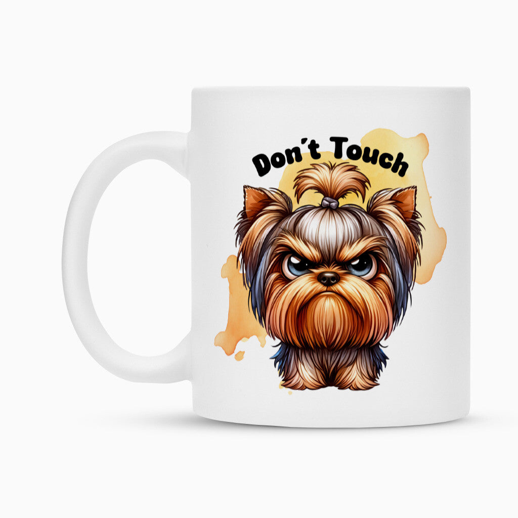 Tasse "Yorkshire Terrier - Don´t touch" – hunde-shirt.de