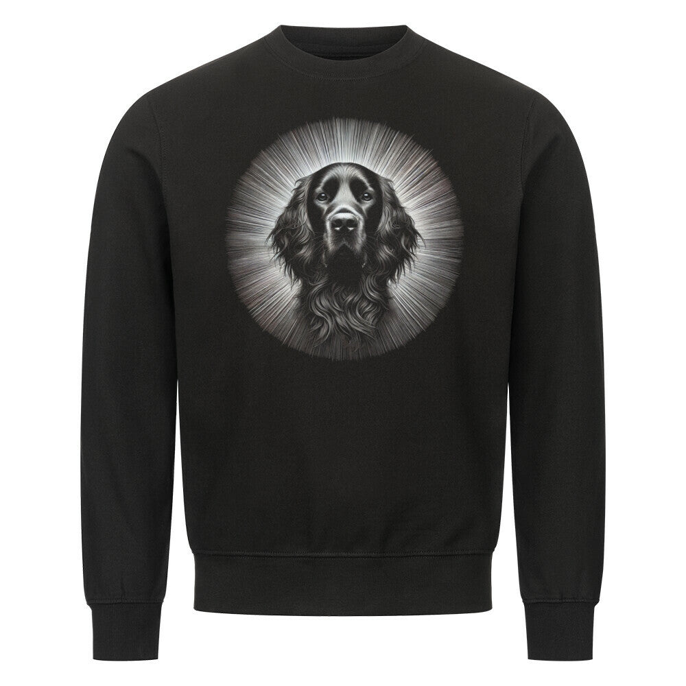 Premium Sweatshirt "Irish Setter - Shining" Schwarz – hunde-shirt.de
