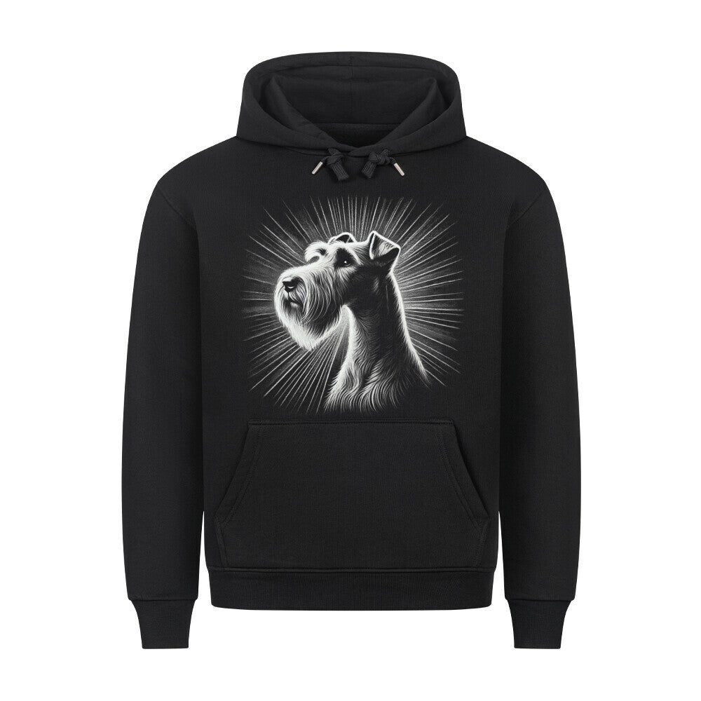 Premium Hoodie "Irish Terrier - Shine" Schwarz – hunde-shirt.de