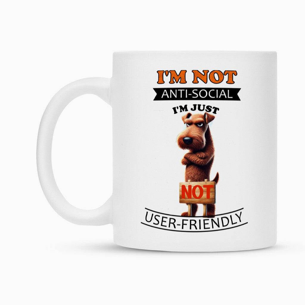 Tasse "Irish Terrier - Anti-Social" – hunde-shirt.de