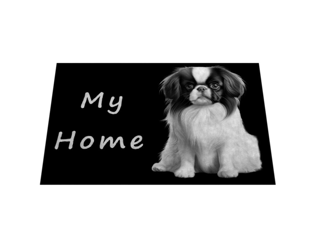 Fußmatte "Japan Chin - My Home" – hunde-shirt.de