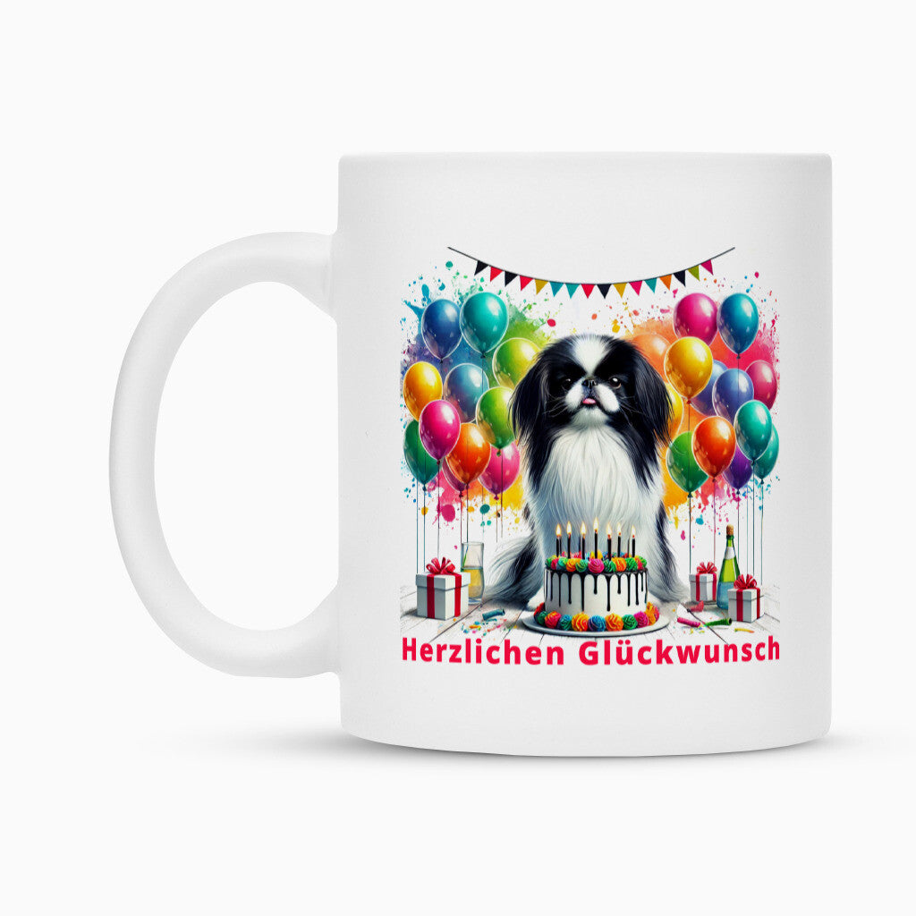 Tasse "Japan Chin - Glückwunsch" – hunde-shirt.de