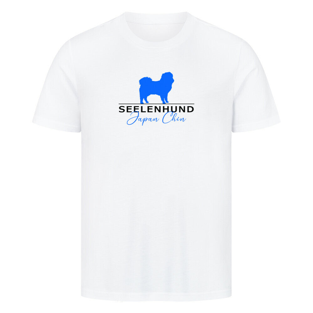 Premium T-Shirt "Japan Chin - Seelenhund" Weiß – hunde-shirt.de