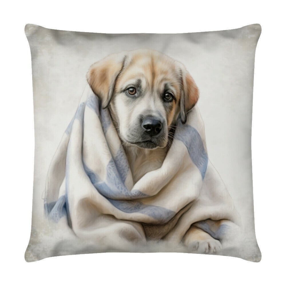 Kissen "Kangal - Kuscheln" Weiß – hunde-shirt.de