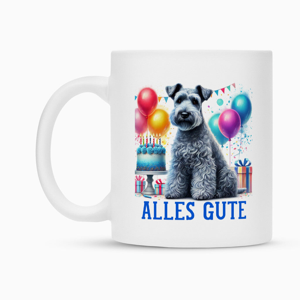 Tasse "Kerry Blue Terrier - Alles Gute" – hunde-shirt.de
