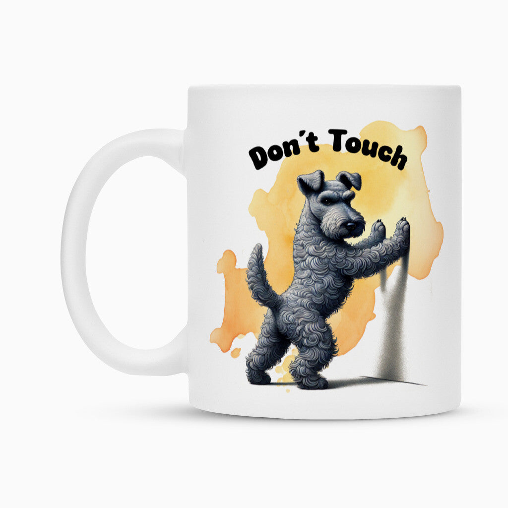 Tasse "Kerry Blue - Don´t touch" – hunde-shirt.de
