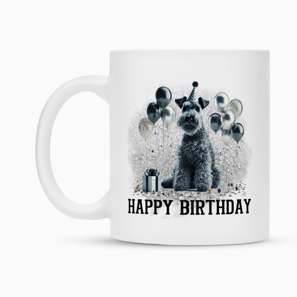 Tasse "Kerry Blue - Happy Birthday" – hunde-shirt.de