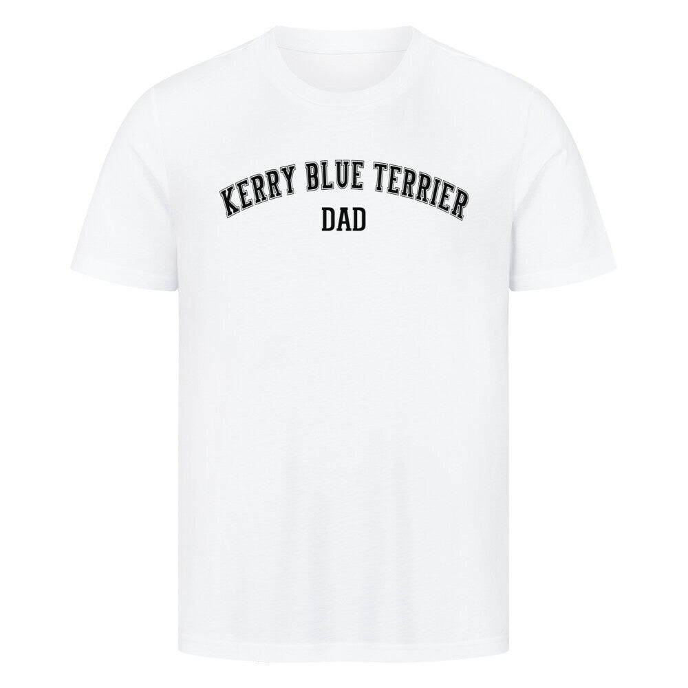 Premium T-Shirt "Kerry Blue - DAD" Weiß – hunde-shirt.de