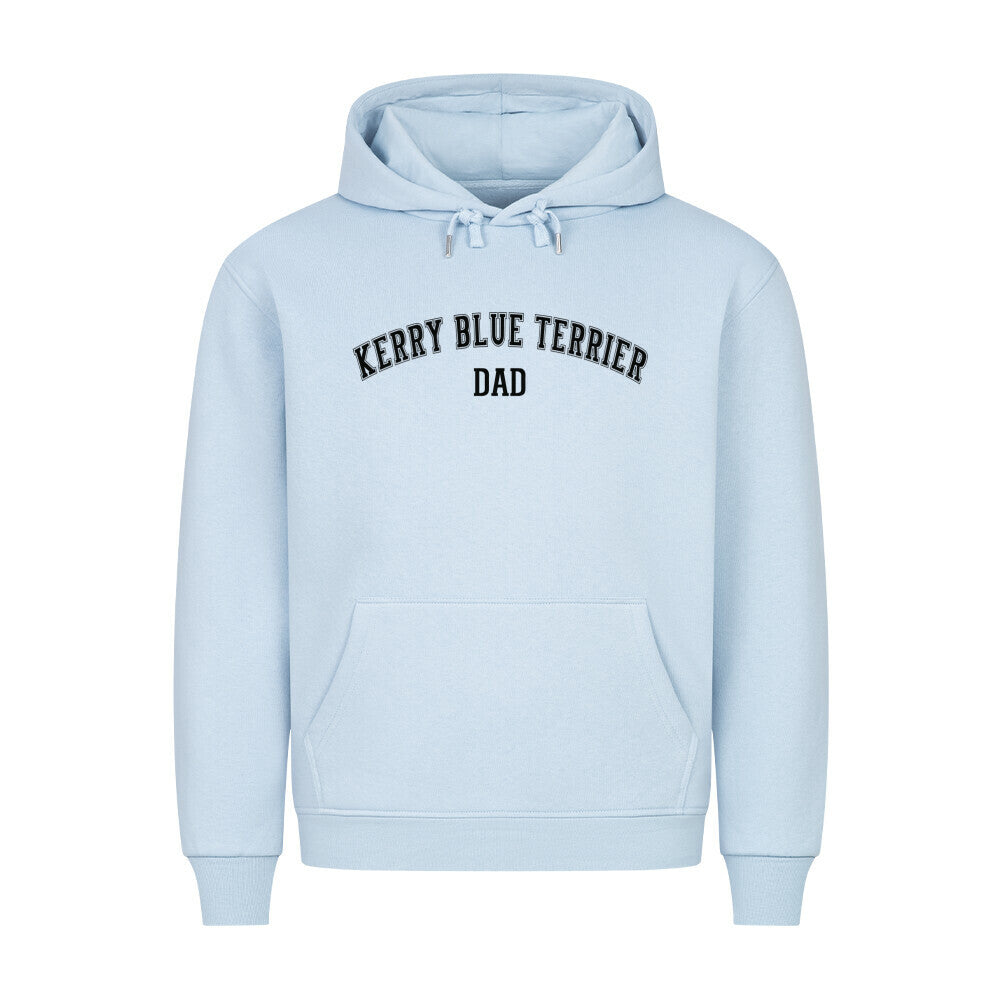 Premium Hoodie "Kerry Blue - DAD" Babyblau – hunde-shirt.de