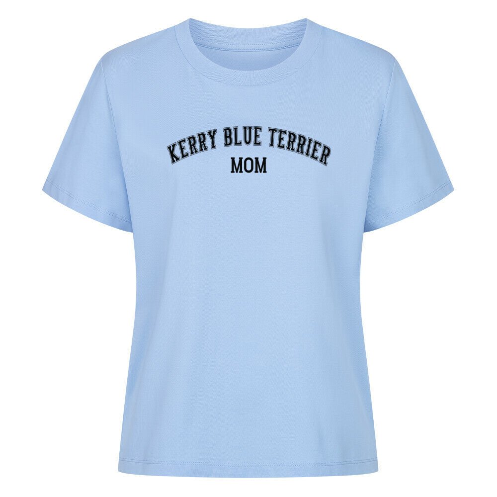 Premium Damen-Shirt "Kerry Blue - MOM" Sky Blue – hunde-shirt.de
