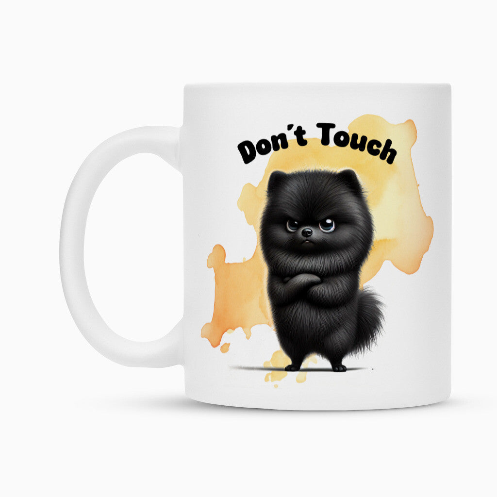 Tasse "Kleinspitz - Don´t touch" – hunde-shirt.de