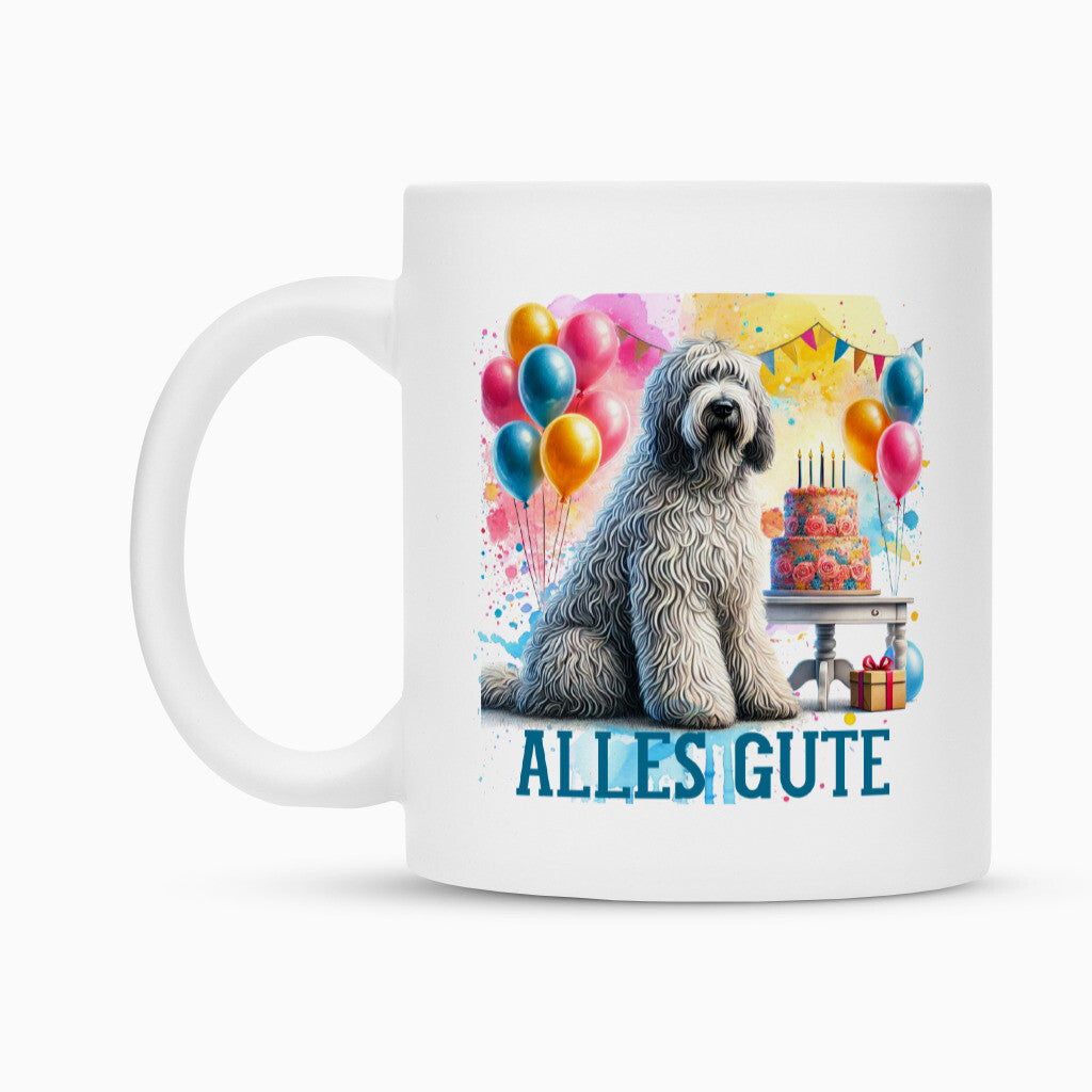 Tasse "Komondor - Alles Gute" – hunde-shirt.de