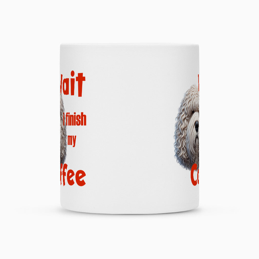 Tasse "Komondor - Wait..." – hunde-shirt.de