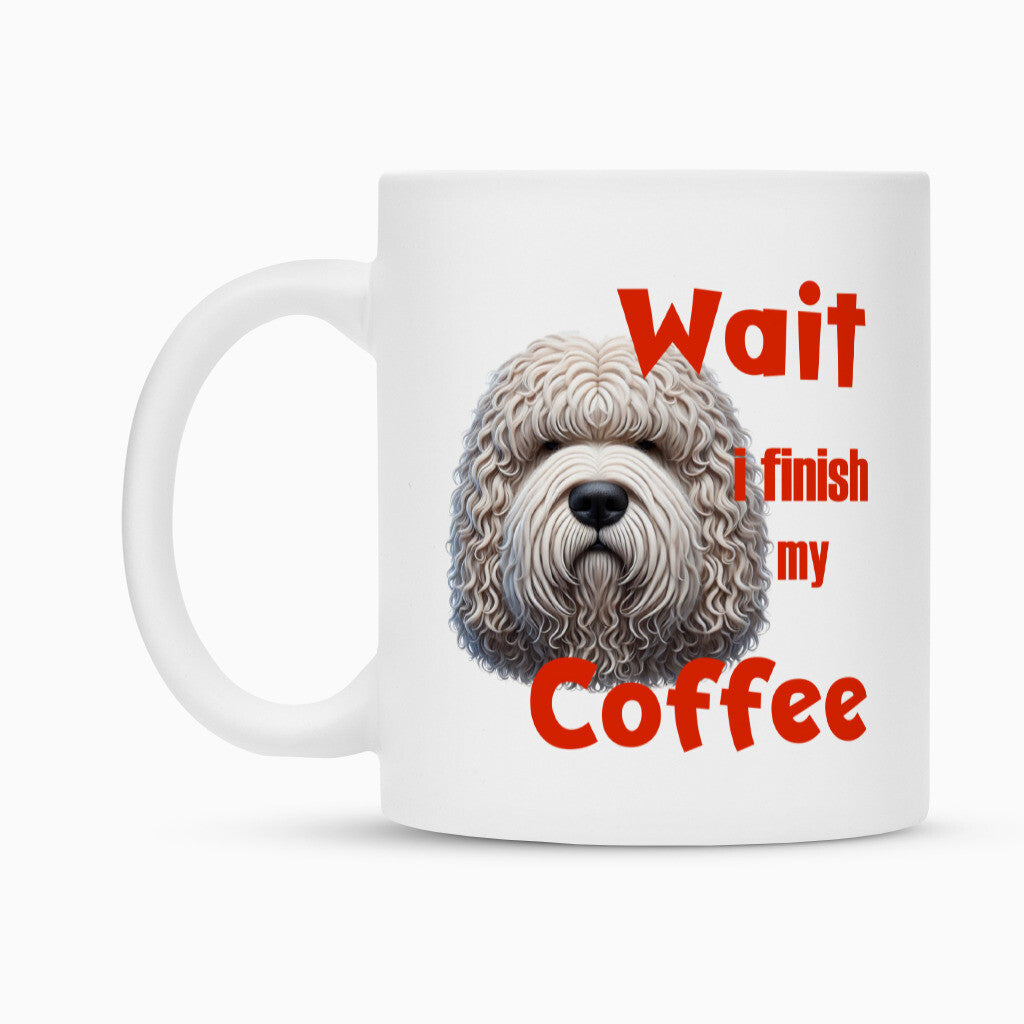 Tasse "Komondor - Wait..." – hunde-shirt.de